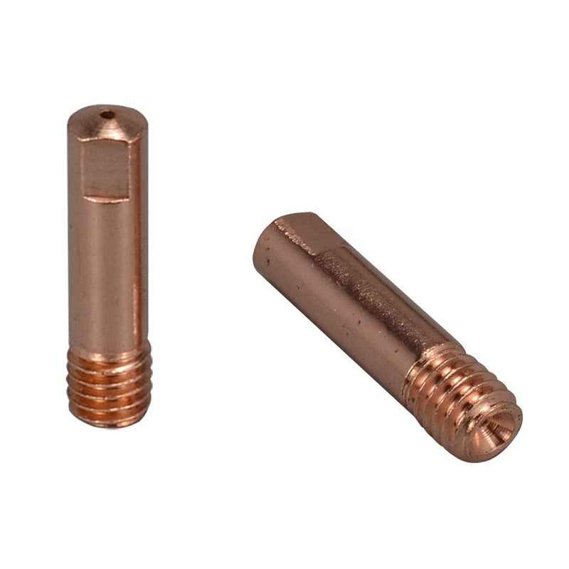 RIVERWELD MIG MAG Contact Tips .030" 0.8mm M6 140.0059 & Tips Holder Diffuser Conical Gas Nozzle Shield Cups 145.0075 & Torch Neck 002.0009 kit for MB15 15AK Welding Torch 18pcs - Image 2